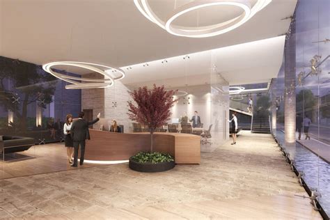 Render Interior Lobby Corporativo Interior Render Corporation