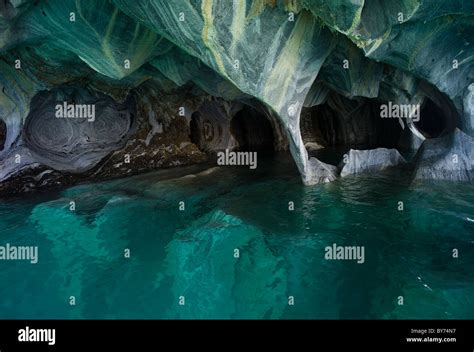 Marble caves, Lake General Carrera, Patagonia, Chile Stock Photo - Alamy