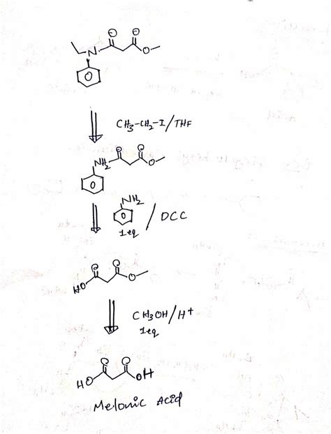 Solved Retrosynthesis Of The Following Compound Course Hero