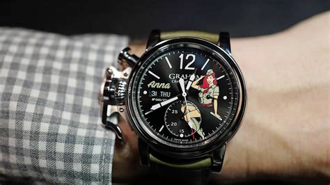 Graham Chronofighter Vintage Nose Art Ltd ESCAPEMENT MAGAZINE REVIEW