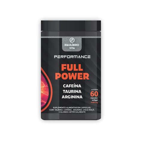 Full Power Cafe Na Taurina Arginina Equil Brio Vita C Psulas