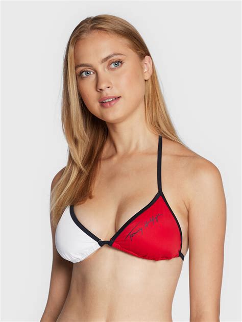 Tommy Hilfiger Bikini Oberteil Triangle UW0UW03354 Bunt Modivo At