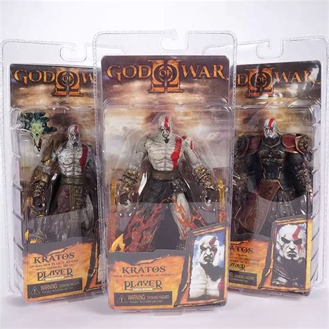 Boneco Action Figure Kratos Articulado Game God Of War Sony Neca 20cm