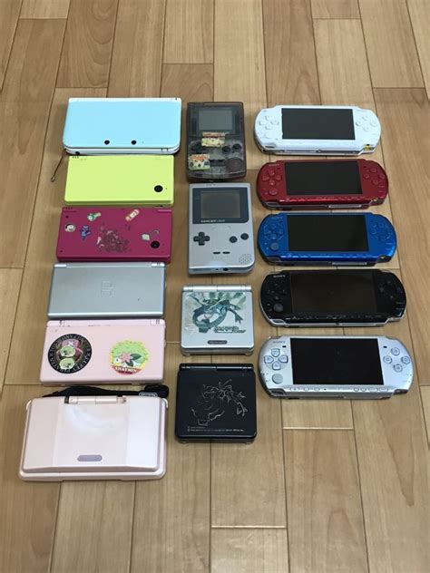 3DS LLDS LiteDS iDS ゲームボーイカラーゲームボーイライト ゲームボーイアドバンスSP PSP等まとめて動作未確認