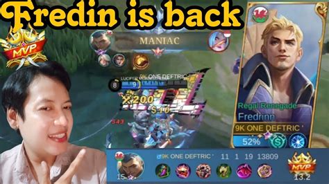 Fredin Exp Lane Terlalu Tangguh Momen MANIAC Build Tersakit Fredin