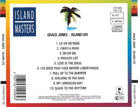 Island Life Grace Jones CD Album Muziek Bol