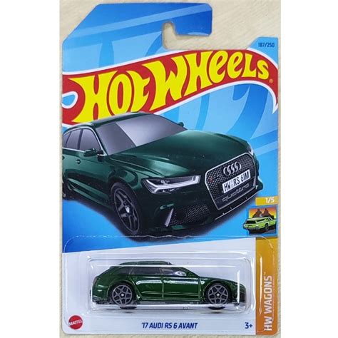 Hot Wheels 17 Audi RS 6 Avant Shopee Malaysia