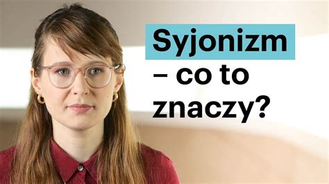 Syjonizm Co To Znaczy Dr Jagoda Budzik Youtube