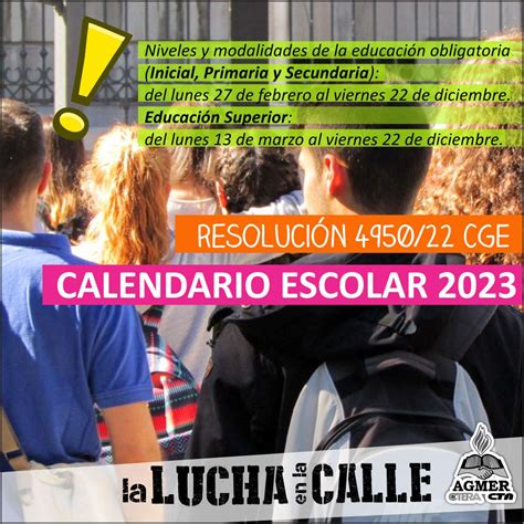 Novedades Resolución De Calendario Escolar