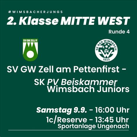 Klasse Mitte West Runde Sa Sk Bad Wimsbach