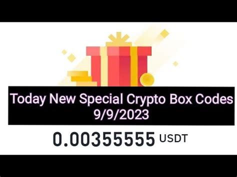 New Binance Crypto Box Free Codes Crypto Box Codes Today