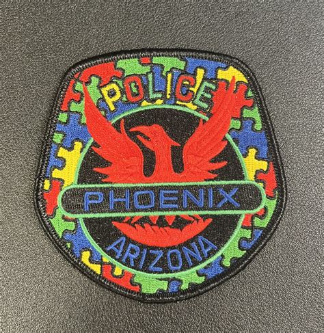 Patch Autism Awareness Phoenix Police Museum