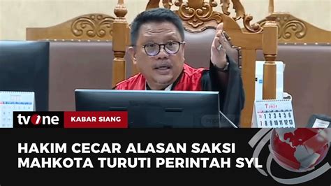 Kesaksian Eks Pegawai Kementan Yang Takut Kehilangan Jabatan Jika