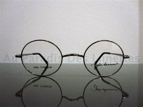 Lunettes De Vue Rondes En Titane John Lennon Sans Plaquette Au