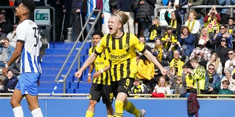 BVB U19 Ist Dem Finale Ganz Nah Julian Rijkhoff Trifft Viermal Gegen