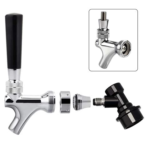 Craft Beer Tap With Liquid Ball Lock Quick Disconnect Assembly Brewing