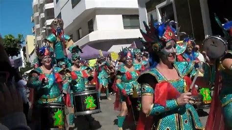 BATUCADA CHIMBAY 2018 CARNAVAL PORTEÑO DE ARRECIFE LANZAROTE YouTube