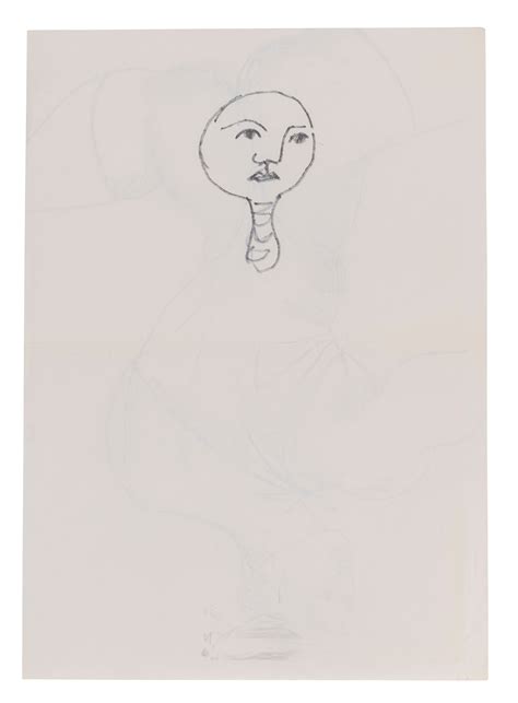 Yves Saint Laurent Male Back Nude Recto Head Sketch Verso Circa MutualArt