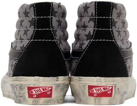 Vans Black Gray Bianca Chandôn Edition Sk8 Hi Reissue VLT LX Sneakers