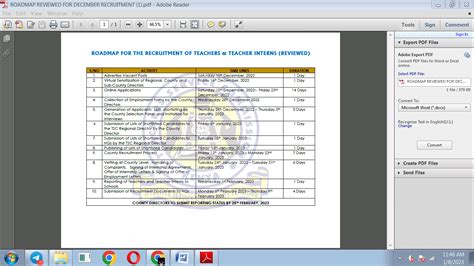 Reviewed TSC Recruitment Guidelines Road Map 2023 Official TSC News