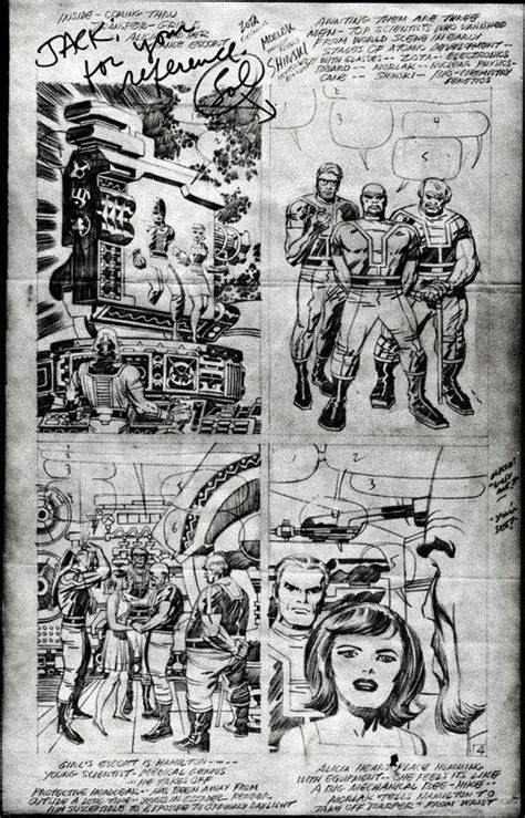 Alicia Takes The Transfer Grid By Jack Kirby Jack Kirby Art Jack