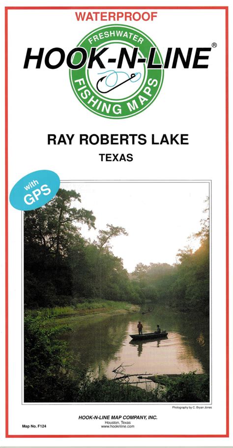 Ray Roberts Lake Fishing Map – Texas Map Store