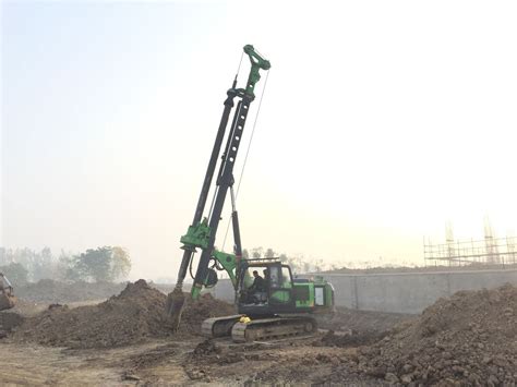 KR125A Infrastructure Rotary Piling Rig MAX Piling Depth 43m Borehole