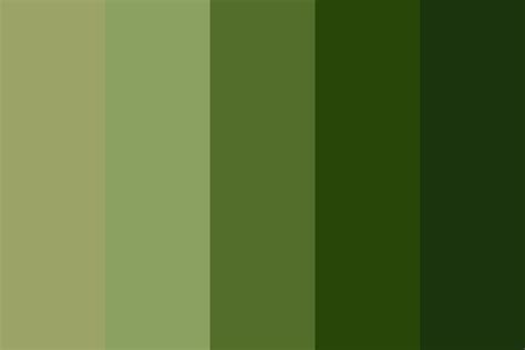 Dull Desert Cacti Color Palette