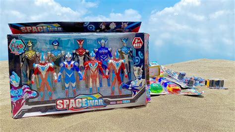 Mencari Mainan Di Pasir Pantai Ultraman Ultraman Zero Power Ranger