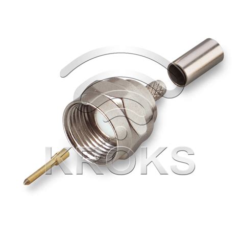 Разъем F(male)- RG174, RG316 обжимной купить на сайте компании Крокс