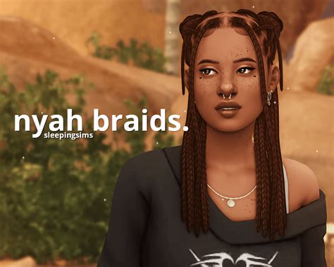 Maxis Match Hair Braids Collection Sims Custom Content Show Themelower