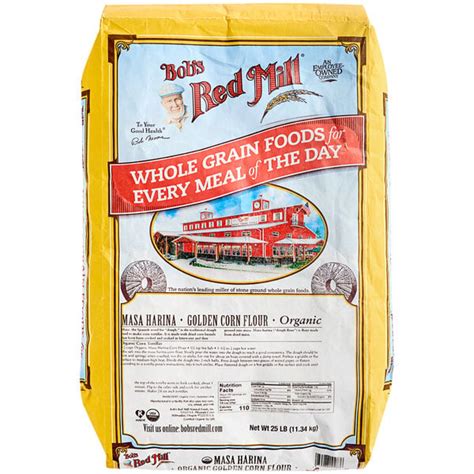 Bob S Red Mill Organic Masa Harina Corn Flour 25 Lb