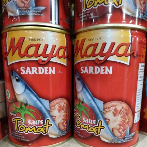 Jual Maya Sardine Saos Tomat 425gr Shopee Indonesia