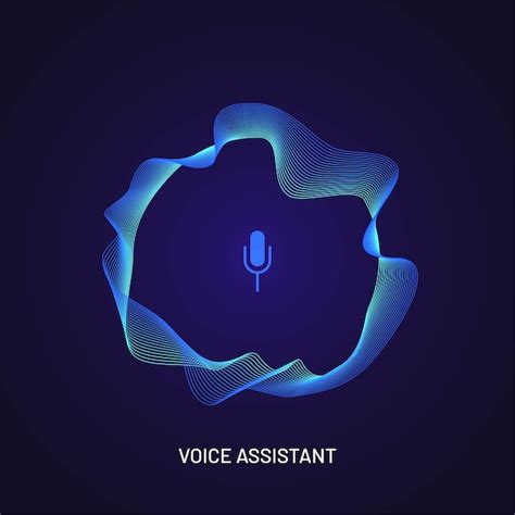 Concept De Conception D Assistant Vocal Vecteur Premium