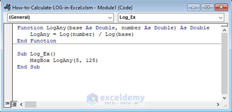 How To Calculate A Logarithm In Excel Methods Exceldemy