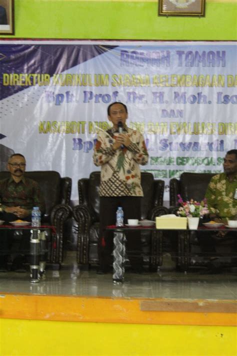 DIREKTUR KSKK MADRASAH KEMENAG RI KUNJUNGI MAN INSAN CENDEKIA SORONG