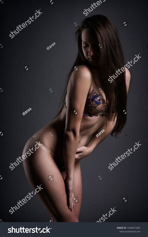 Beautiful Sexy Woman Lingerie Posing On Stock Photo Shutterstock