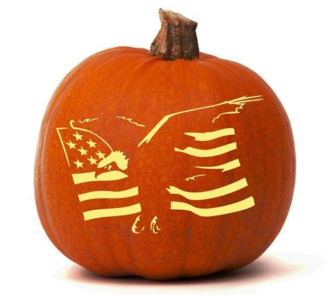 Eagle Pumpkin Pumpkin Carving Pumpkin Stencil Halloween Pumpkin