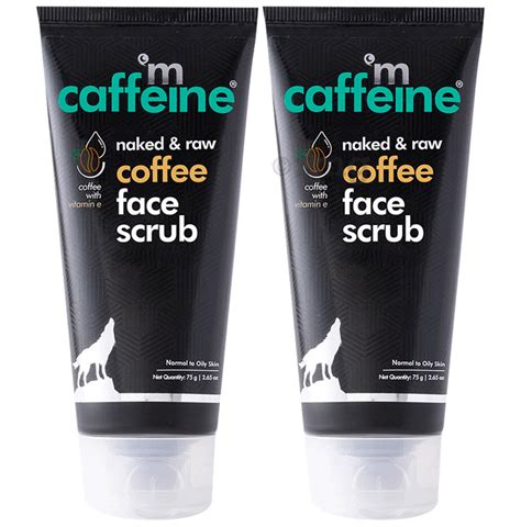 MCaffeine Naked Raw Coffee Face Scrub Buy Combo Pack Of Packs At Best Price In India Mg