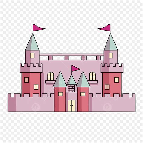 Lila Prinzessin Schloss Clipart Lila Schloss Clip Art PNG Und PSD