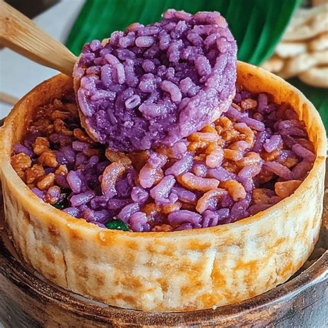 ultimate puto bumbong style purple rice cake delicious chewy