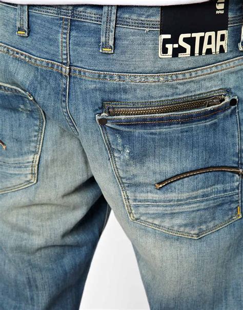 Lyst G Star Raw G Star Jeans Attacc Straight Light Aged In Blue For Men