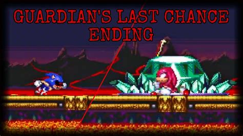 Sonic Exe The Destiny Guardian S Last Stand Ending Knuckles Solo