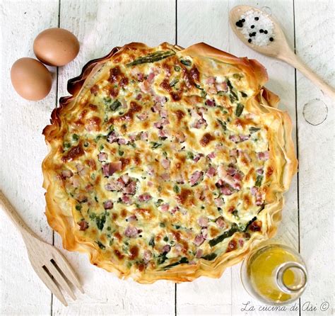 Quiche Asparagi Piselli E Pancetta Appetitosa La Cucina Di ASI