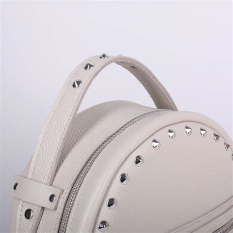 Женский кожаный рюкзак Jizuz fiji Nude FJ M Молочный купить в Украине Empirebags