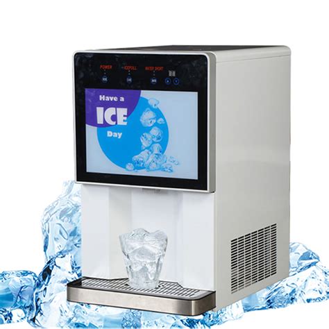 Portable Commercial Home Restaurant Bar Touch Screen Ice Dispenser Maker Machine - Ice Maker and ...