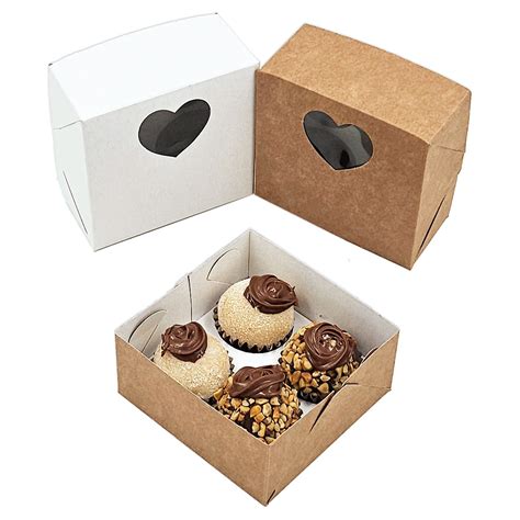 Caixas Para Colocar Doces - 10 Caixas c/ divisórias para 4 doces ou brigadeiros de lembrancinha ...