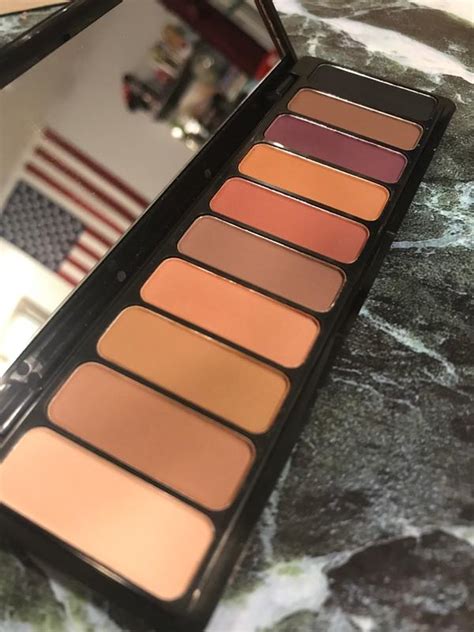 Customer Reviews E L F Cosmetics Oz Mad For Matte Eyeshadow Palette In Nude Mood Bed