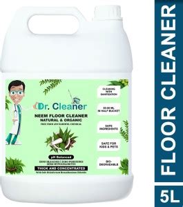 DRCLEANER Organic Floor Cleaner Liquid 5L NEEM OIL Kills Germs