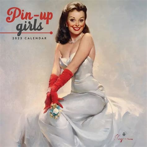 Gil Elvgren Pin Up Ragazze 2023 Calendario Da Parete Nuovo Con